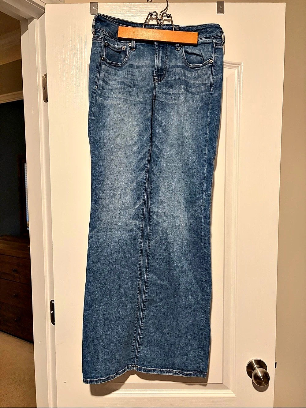 American Eagle Favorite Boyfriend Jeans Blue Size 6 Long